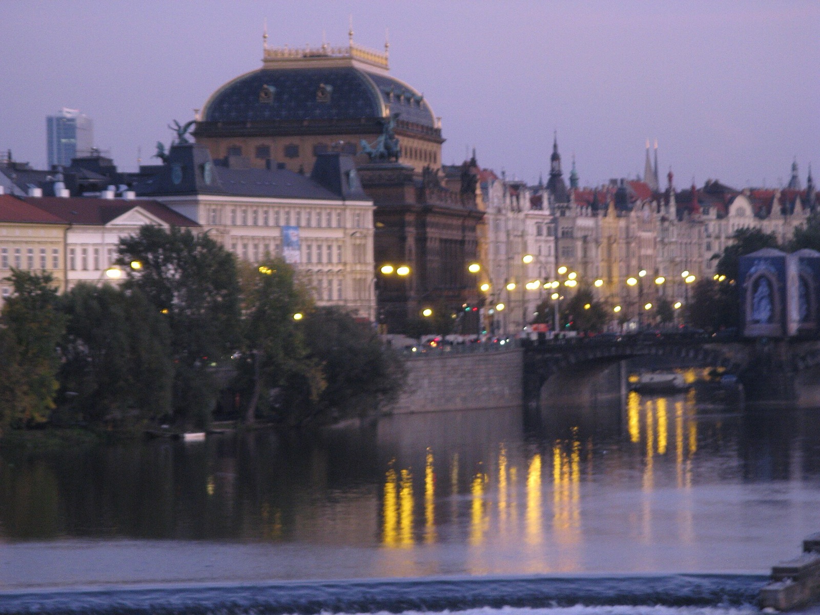 Exterior of the National Theatre in Prague